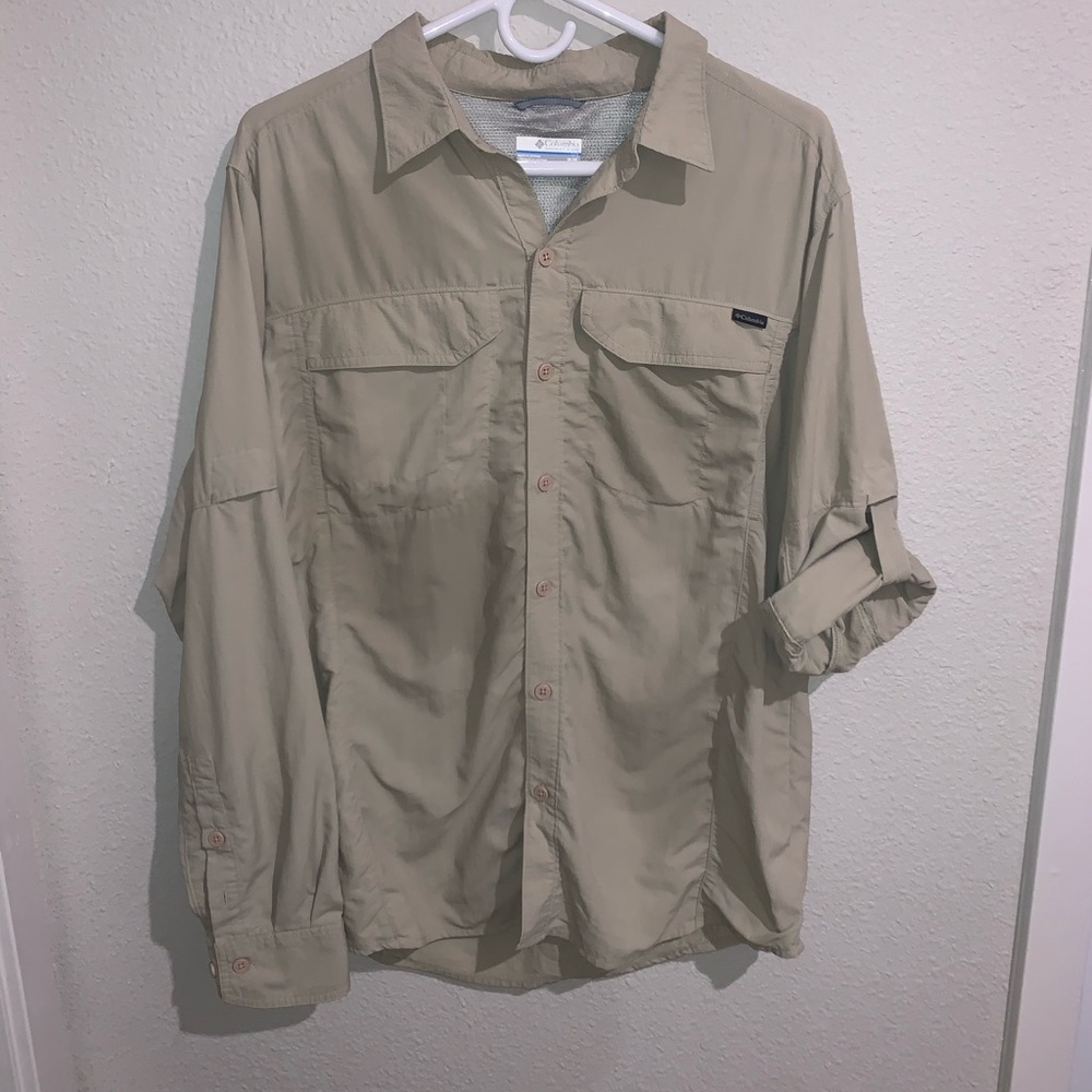 Columbia pfg fishing shirt